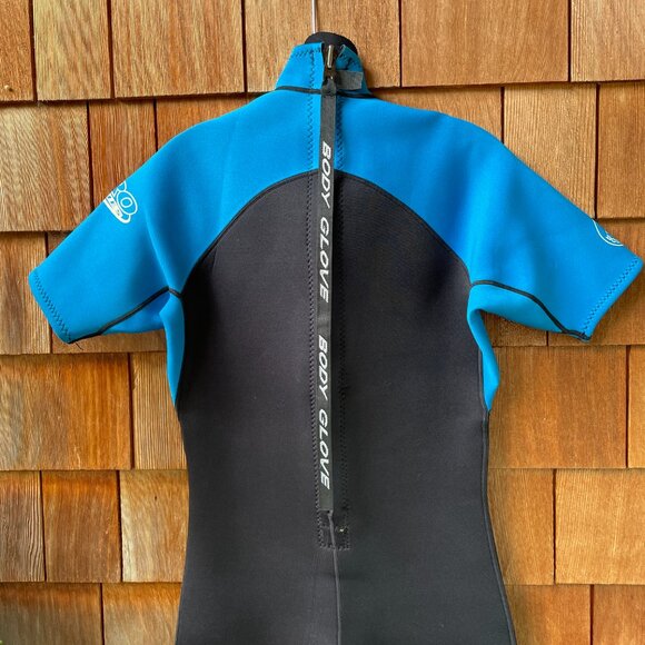 EUC Body Glove Blue and Black Short Sleeve Shorty Wetsuit in Men's ML - Picture 6 of 13
